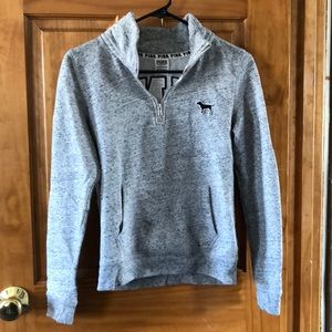 VS PINK Quarter-Zip Sweatshirt